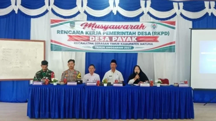 Babinsa Serasan Hadiri Musyawarah RKPDes Payak 2027