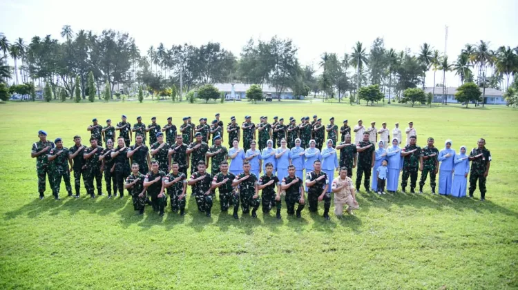 Danlanud RSA Pimpin Apel Kenaikan Pangkat 25 Personel TNI AU