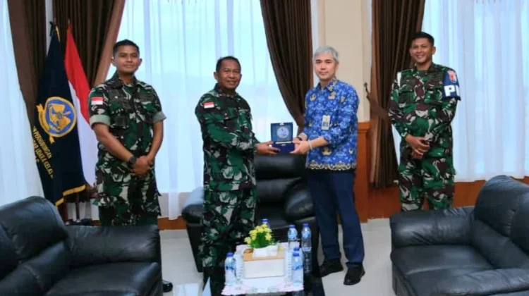 Danlanud Raden Sadjad Natuna Lakukan Courtesy Call ke Kepala UPBU Letung
