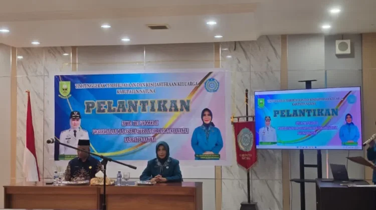 TP PKK Natuna Lantik Ketua TP PKK Kecamatan Tahun 2026