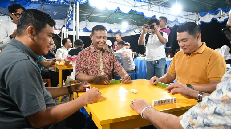 Lanud RSA Semarakkan Turnamen Domino HUT TNI dan Kabupaten Natuna