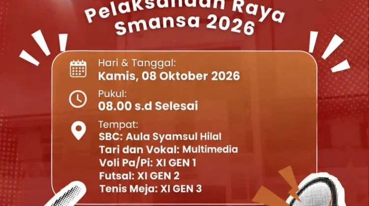 SMAN 1 Bunguran Timur Siapkan Raya Smansa 2026