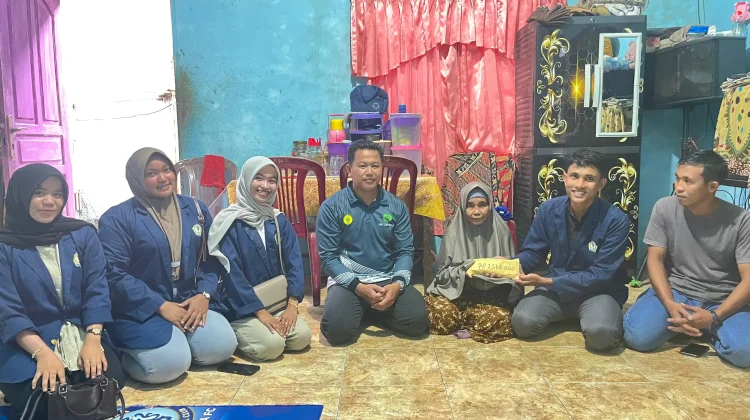 Mahasiswa STAI Natuna Serahkan Donasi