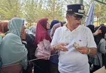 Wabup Jarmin Sidik Tinjau Pasar Murah