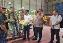 Wabup Jarmin Pantau Stok Beras Ranai