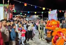 Kapolres Natuna Tinjau Langsung Pengamanan Perayaan Imlek di Kota Tua