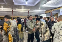 Kadister Lanud RSA Hadiri Musorkab V dan Pelantikan Pengurus KONI