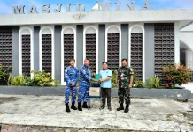 Lanud Raden Sadjad Natuna Terima Wakaf Al-Qur’an