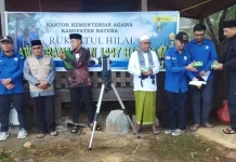 Badan Hisab dan Rukyat Natuna Laporkan Hasil Pantauan Hilal