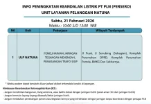 PLN ULP Natuna Lakukan Pemeliharaan, Listrik Padam Sementara