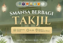 SMAN 1 Bunguran Timur Berbagi Takjil Bersama Masyarakat