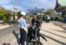 Satpomau Lanud RSA Natuna Melaksanakan Operasi Gaktibplin