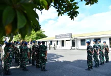Apel Pagi Lanud RSA Natuna Tegaskan Kesiapsiagaan dan Integritas Prajurit