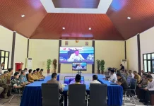Pemkab Natuna mengikuti Rakor Operasi Ketupat Seligi 2026