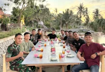 Peleton Kesehatan Kima Yonkomposit 1/Gp Buka Bersama di Pendopolawas