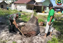 Babinsa Batu Belanak Rutinkan  Komsos di Bulan Ramadhan
