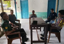 Babinsa Kelurahan Sabang Barat Bersama Warga Bahas Kamtibmas jelang Idul Fitri