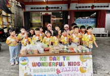 Semangat Berbagi Takjil dari Siswa Wonderful Kids