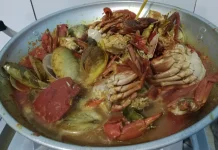 Resep Kepiting Tumpah Soas Pedas Versi Joyah