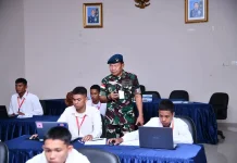 Proses Seleksi Casis Tamtama PK TNI AU A-92 diLanud RSA Natuna