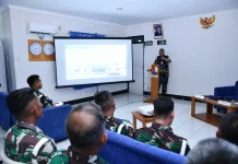 Satpomau Lanud RSA Natuna Mengikuti Kegiatan Bindalwas