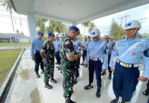 Satpomau Lanud RSA Natuna Gelar Bulan Disiplin Sambut HUT ke-80 TNI AU