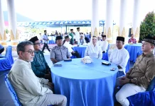 Danlanud RSA Hadiri Buka Puasa Bersama Pemkab Natuna