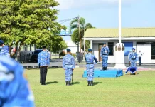 Danlanud RSA Pimpin Upacara Bendera 17-an