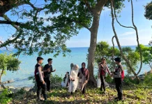 Polsek Bunguran Barat Amankan Wisata Pantai Maros