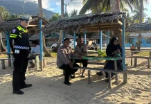 Pos Pam Pantai Tanjung Intensifkan Patroli dan Imbauan Keselamatan