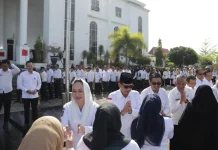Pemkab Natuna Gelar Apel Bersama dan Halal Bihalal Idul Fitri 1447-H