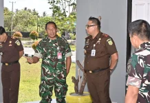 Danlanud RSA Terima  Hangat Kunjungan Kajari Natuna
