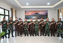 Danlanud RSA Terima Kunjungan Kajari Natuna