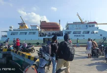 Pengamanan Arus Balik KM Sabuk Nusantara 110 Berjalan Lancar di Midai