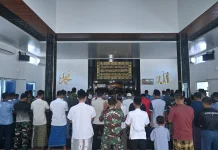 Prajurit Lanud Raden Sadjad Natuna Laksanakan Sholat Istisqa