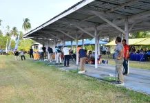 Lanud Raden Sadjad Natuna Gelar Lomba Ketangkasan Golf Sambut HUT ke-80 TNI AU