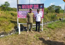 Spanduk Imbauan Karhutla Dipasang di Bunguran Utara