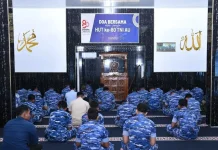 Lanud Raden Sadjad Natuna Gelar Doa Bersama Serentak jelang HUT ke-80 TNI AU