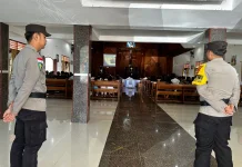 Polres Natuna Laksanakan Pengamanan di 15 Gereja