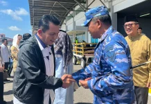 Danlanud RSA Sambut Kunker Gubernur Kepri di Natuna