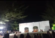 Reog Ponorogo Semarakkan Halal Bihalal di Pantai Piwang