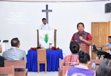 Danlanud RSA Natuna Resmikan Pastori Gereja Bukit Kasih