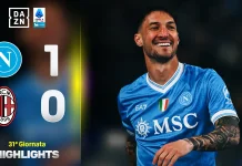 Kalahkan Milan, Napoli Geser Milan di Papan Klasemen dan Jaga Asa Juara