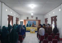 Ketua PKK Bunguran Timur Lantik Pengurus PKK  Kelurahan dan Desa