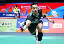 Jonatan Christie Bungkam Wakil Malaysia di Ningbo