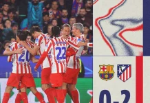 Main dengan 10 pemain Barcelona Tumbang di Kandang