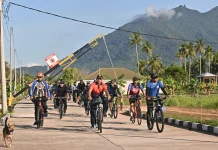 Gowes Bersama, Lanud Raden Sadjad Bangun Kebersamaan di Natuna