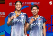 Perjuangan Tiwi/Fadia Berakhir dengan Medali Perunggu