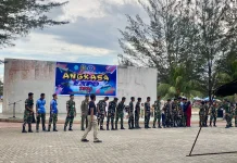 Persiapan Angkasa Expo HUT ke-80 TNI AU Natuna Dimatangkan
