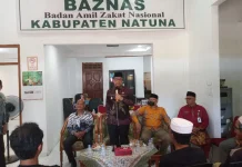 Wabup Natuna Apresiasi Baznas Salurkan Bantuan untuk 47 Mustahik